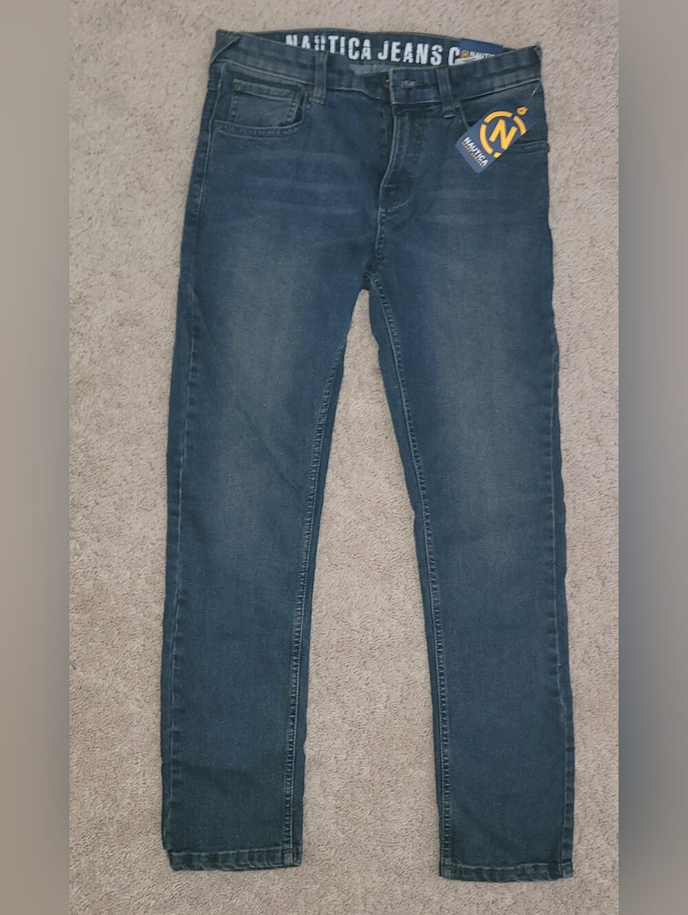 Nautica STRAIGHT STRETCH JEANS, YOUTH SIZE 14, NWT